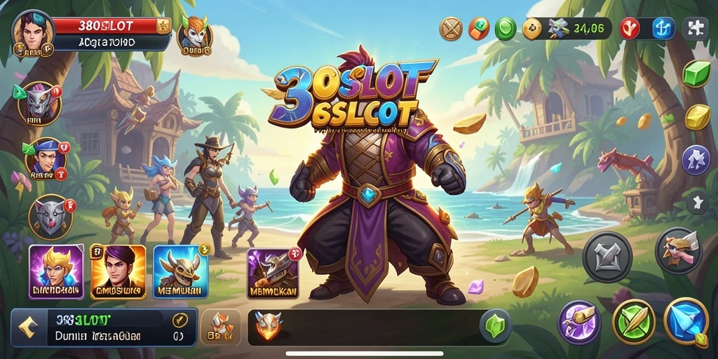 Screenshot gameplay menunjukkan petualangan mendebarkan di dunia terbuka.
