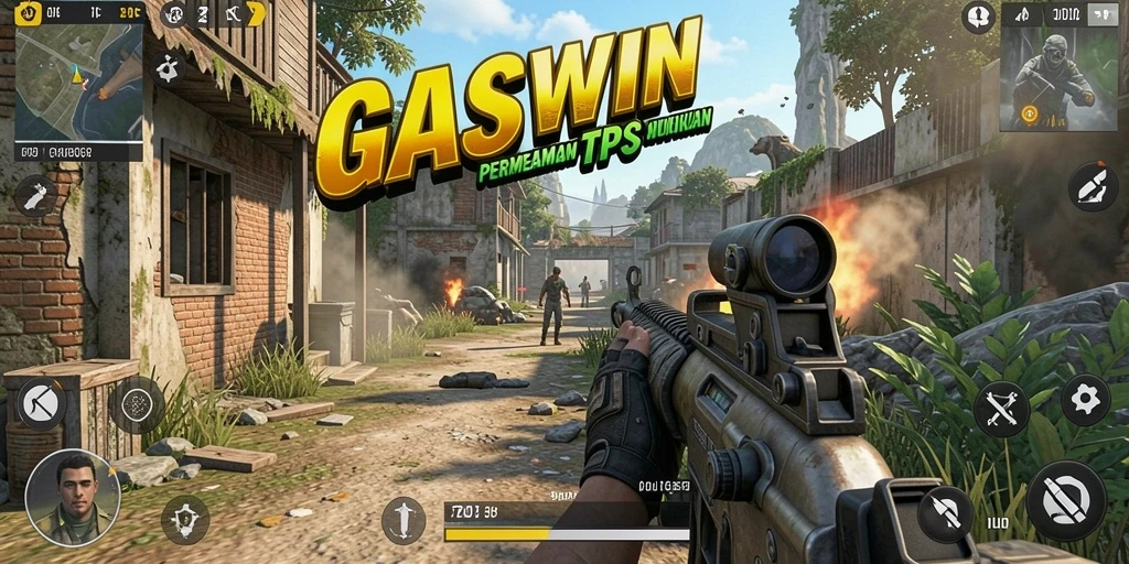 Gameplay GASWIN yang intens dan penuh aksi.