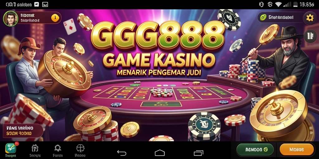 Tampilan gameplay Kasino yang mendebarkan di GGG888.